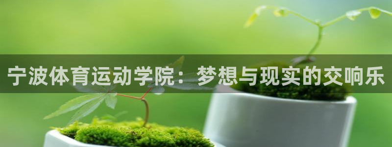 3377体育官方正版app集团E.ON：宁波体育运动学院：梦